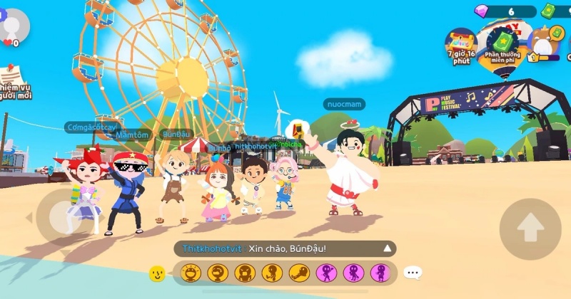 Tải Hack Play Together VNG (Full Tiền, 99999 Kim Cương, Câu Cá, Menu) v2.19.1 2 Tạo kỷ niệm đáng nhớ trong thế giới ảo