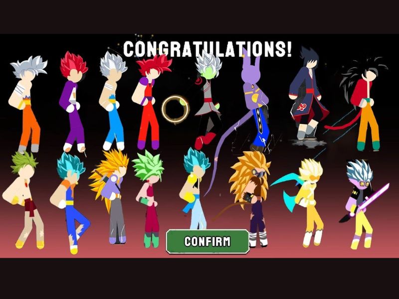 Tải Hack Stickman Warriors (Full Tiền, Kim Cương) v2.0.0 3 100 Chiến Binh Rồng Thiêng Trong Hack Stickman Warriors