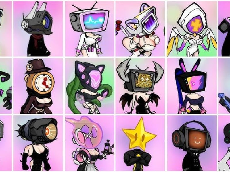 Các Nhân Vật Đa Dạng Trong Hack Camera Clash 