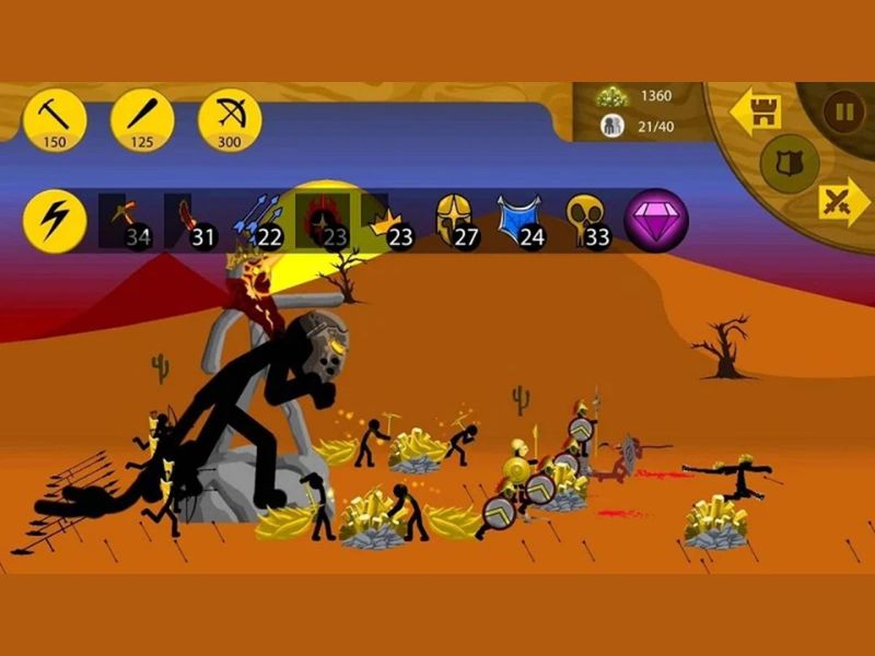 Tải Stick War Legacy Hack (99999 Kim Cương, Vô Hạn Tất Cả) v2023.5.1885 2 Cốt truyện về một thế giới Inamorta trong Stick War Legacy Hack