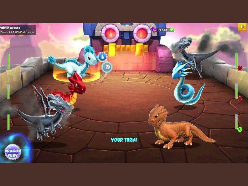 Tải Dragon Mania Legends Hack (Full Kim Cương 99999) v8.7.3a 3 Đưa rồng vào các trận đấu trong Dragon Mania Legends Hack
