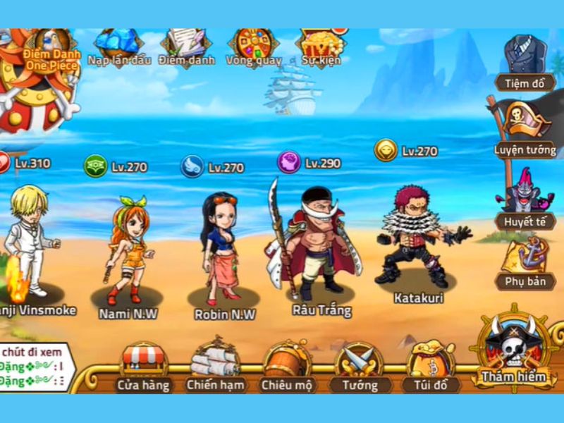 Tải Hack Huyền Thoại Hải Tặc (Menu, Full Tướng, Vô Hạn Tiền, Kim Cương) V1.0.5 1 Giới Thiệu Về Game Hack Huyền Thoại Hải Tặc