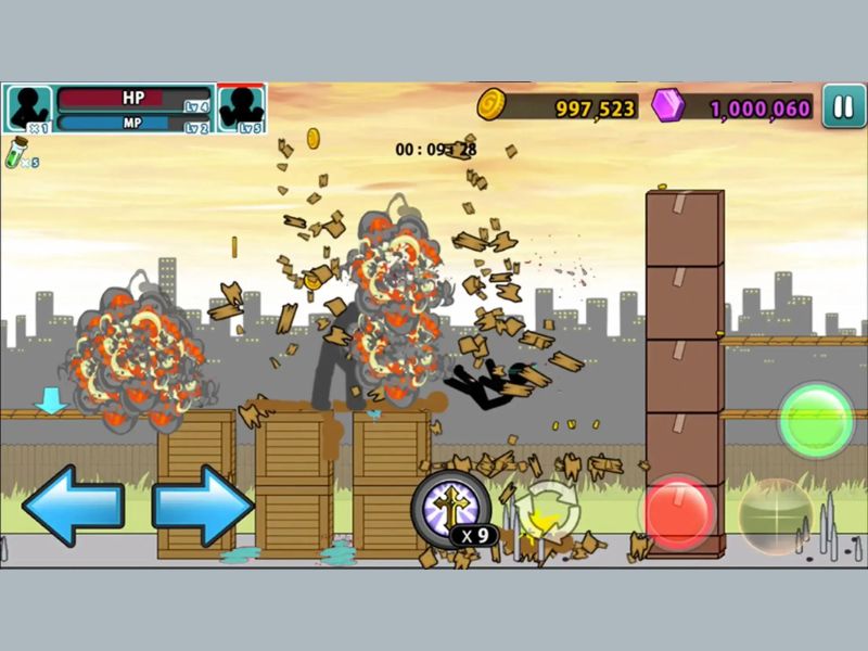 Tải Anger Of Stick 5 Hack (MOD Menu, Vô Hạn Tiền, Kim Cương, Bất Tử) V1.1.89 2 Hiệu ứng chiến đấu Anger Of Stick 5 Hack bắt mắt