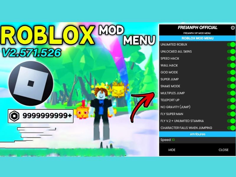 Tải Roblox Apk (MOD Menu, God Mode, Wall Hack) V2.694.983 4 Roblox Apk mod menu