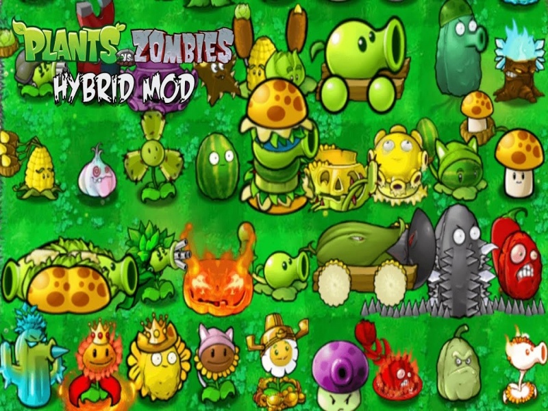Tải Pvz Hybrid Hack Apk (Menu, Vô Hạn Mặt Trời) v3.12.0 3 Đối đầu với làn sóng zombie cường hóa trong Pvz Hybrid