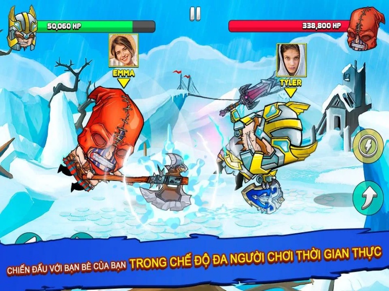Hack Tiny Gladiators có các chế độ chơi đa dạng