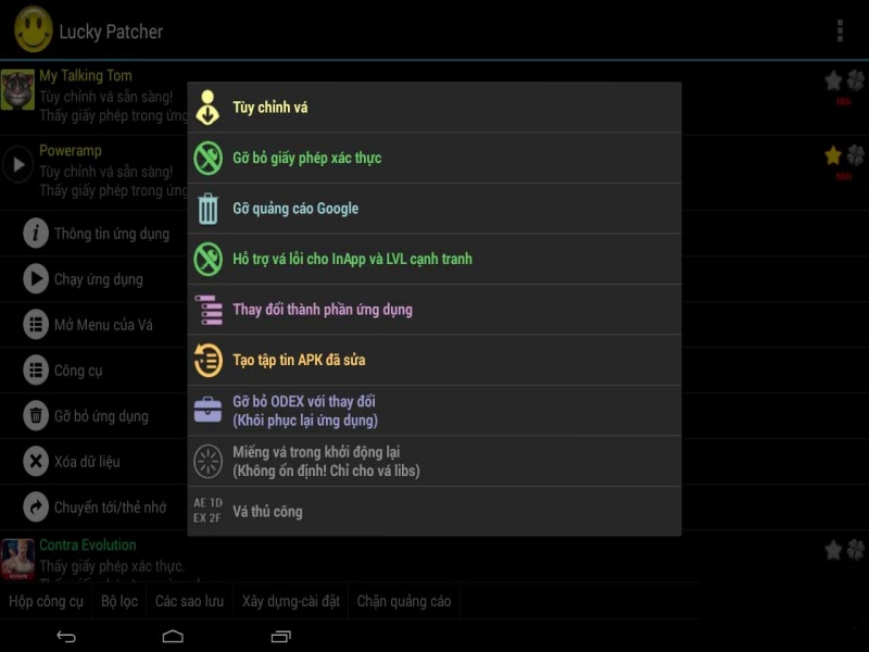 Lucky Patcher Apk Gỡ quảng cáo cho ứng dụng Android 