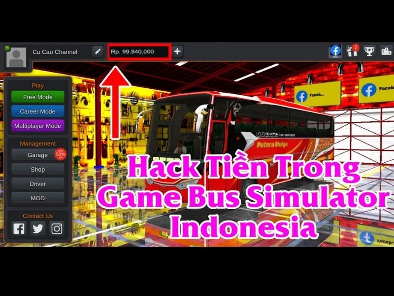 Tải Bus Simulator Indonesia Mod Apk (Full Tiền, Xe Việt Nam) v4.4.1 6 Các Tính Năng Có Trong Bản Mod Bus Simulator Indonesia